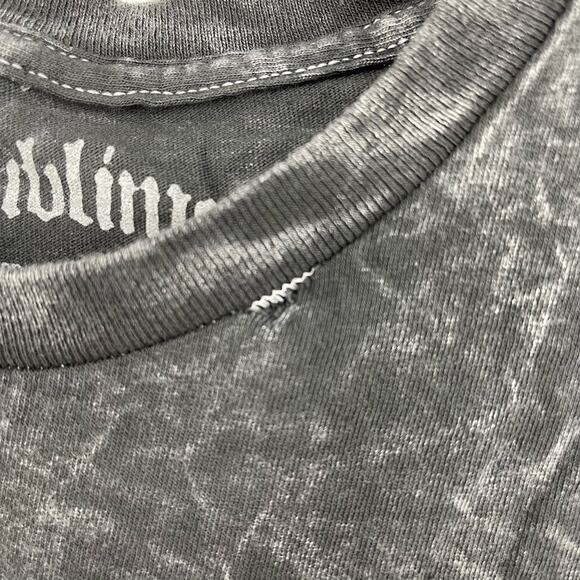 Officially Licensed Sublime Classic Sun T-Shirt Black Acid Wash Large NWOT - Picture 4 of 5